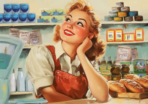 " ФРЕЯ" Пазл 1000 элемент. PZL- 1000/ 80 Советский универмаг