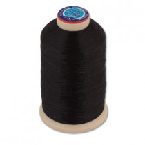 Мононить " Gamma" MF- 03 0. 14 мм 100% нейлон черный 4570 м на пл. конусе