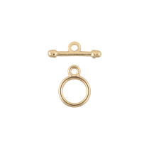 " Zlatka" Замок- тогл FMK- Q03 9 х 12 мм 1 шт 02 под золото