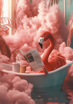 " ФРЕЯ" Пазл 1000 элемент. PZL- 1000/ 82 Фламинго на релаксе