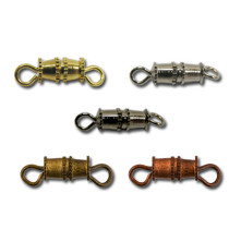  Замок для бус "винт-бочонок" DMB-01/5 14x4 мм 5 шт №01 под золото